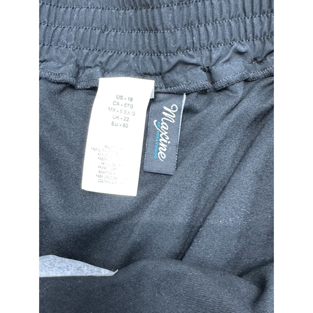 Maxine Of Hollywood, Women’s 7" Black Swim Shorts Sz 18 NWT - Picture 4 of 7
